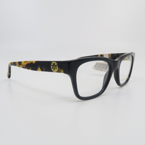 Tory Burch Accessories - Tory Burch TY2098 1759 48mm Black/Tortoise Acetate Square New Women's Eyeglasses
